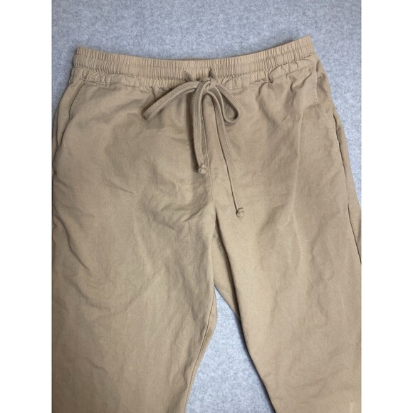 Mnml Mens Sz M Khaki Jogger Pull on Pants Casual Preppy Basic - Picture 2 of 13